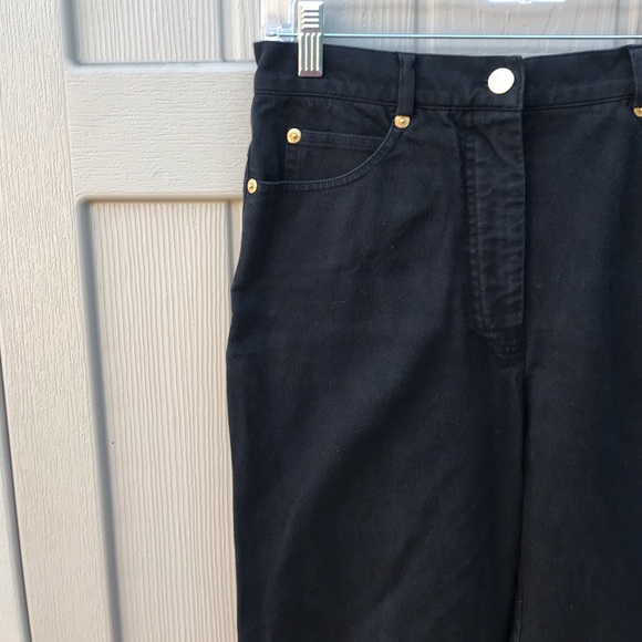 St. John Denim - St. John Sport Classic High Rise Black Denim Jeans